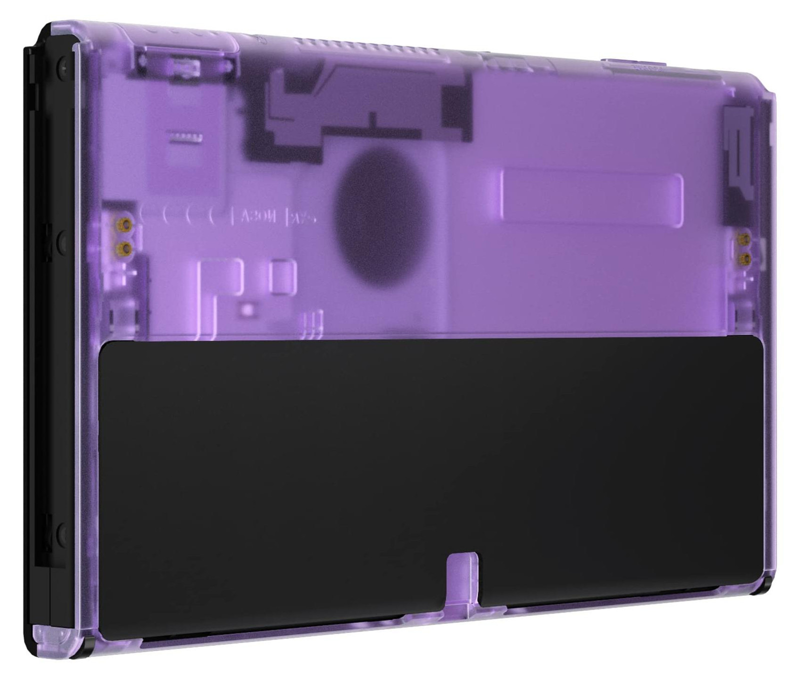 Selius Console Achterplaat voor Nintendo Switch OLED - Helder Atoom Paars
