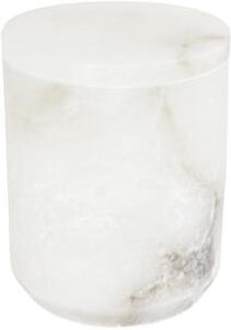 BIDK Home Med. Alabaster Canister - White