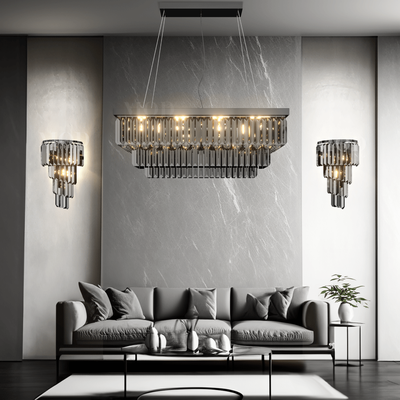 Umbra   Luxury Crystal Chandelier   Medium / Warm White (3000k)   Living Room Lighting   MOD LIGHTING