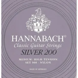 Hannabach 900 MHT Silver 200 - Saiten Konzertgitarre