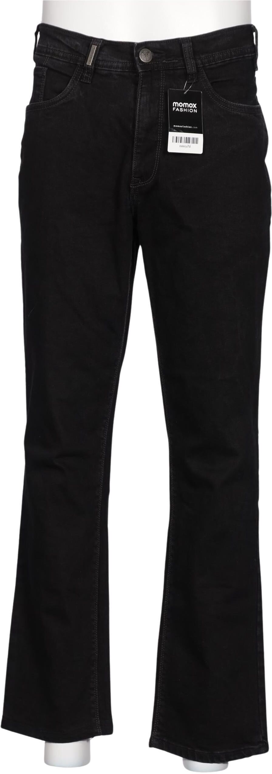 Carlo Colucci Herren Jeans, Schwarz, Gr. W36, Baumwolle / Elasthan - Second Hand