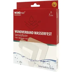 WUNDmed® Pflaster Wasserfest weiß 5 Stück