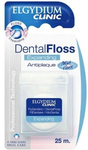 Elgydium Clinic Dental Floss White Expand 25M