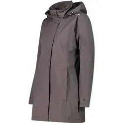 CMP Damen Regenjacke WOMAN JACKET SNAPS HOOD, Größe 40 in Grau Grau