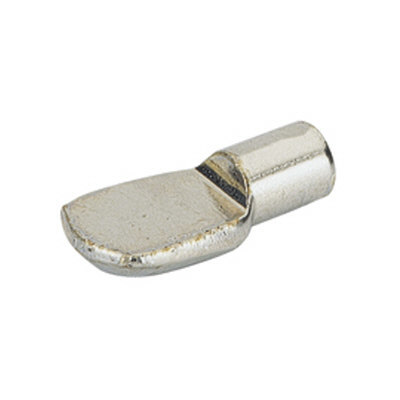 Hettich Möbel-Löffelbodenträger, ohne Hülse, Zapfen Ø 5mm, Bohr Ø 5mm,Zapfenlänge 8mm 20782