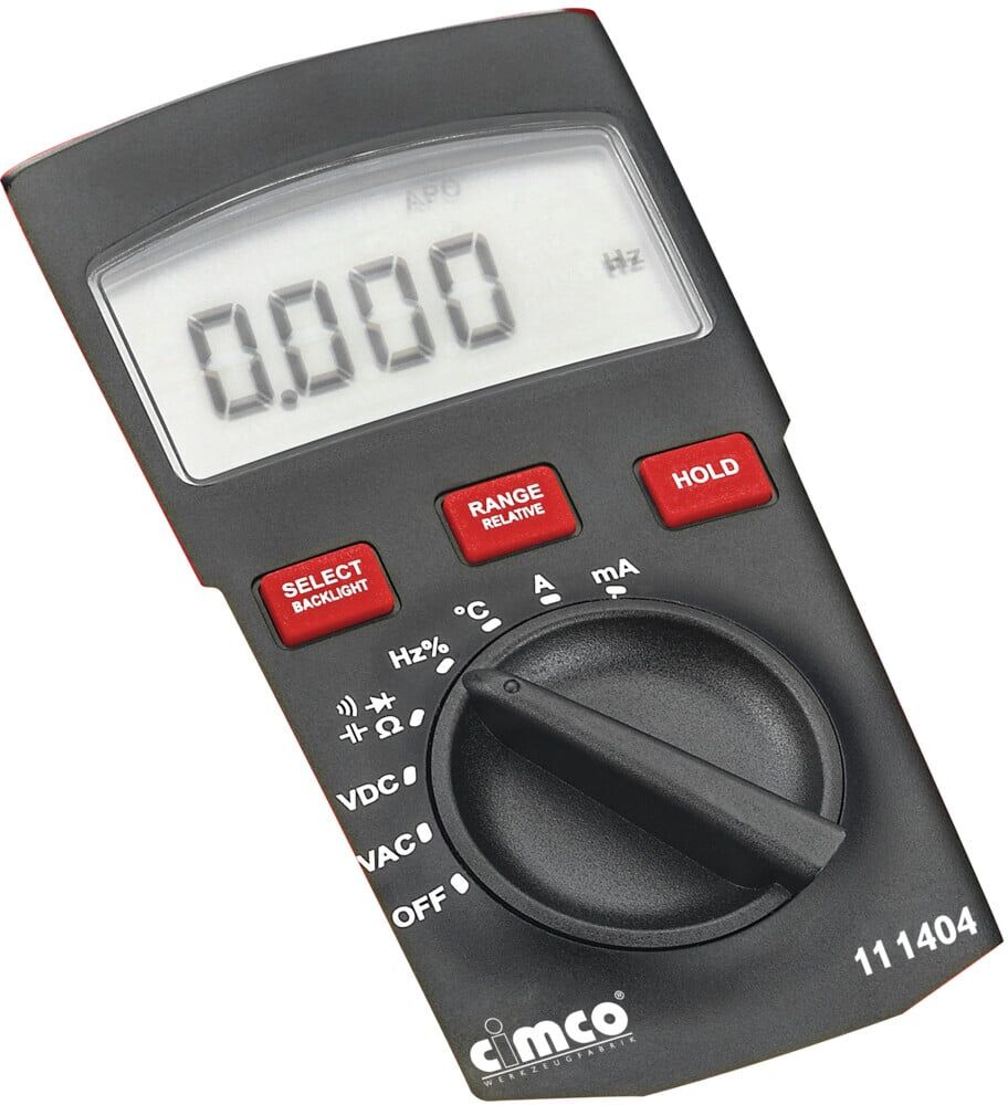 Cimco Multimeter, digital 111404)
