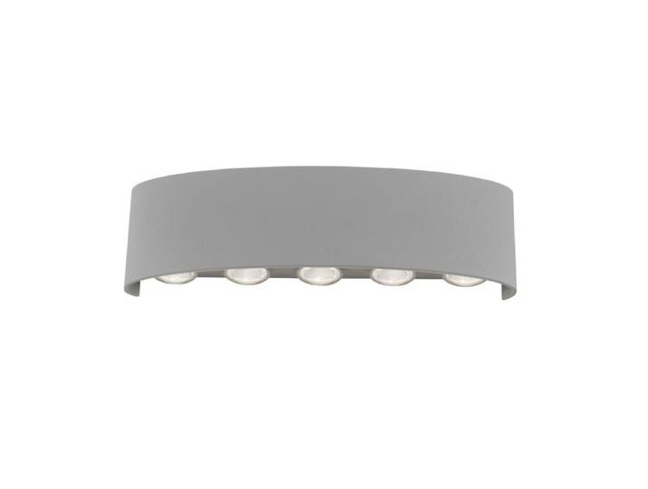 Paul Neuhaus Wandleuchte Carlo, LED, Outdoor, Wandstrahler - Sil