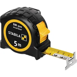 STABILA 19577 - Maßband BM 300, 5 m, metrische Skala