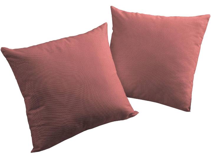 Dekokissen ADAM Uni Light Collection , rot (cherryrot, unifarben), B:50cm L:50cm, Obermaterial: 100% Baumwolle, Dekokissen_Sitzkissen_Kissenhüllen, Dekokissen, im Uni Design