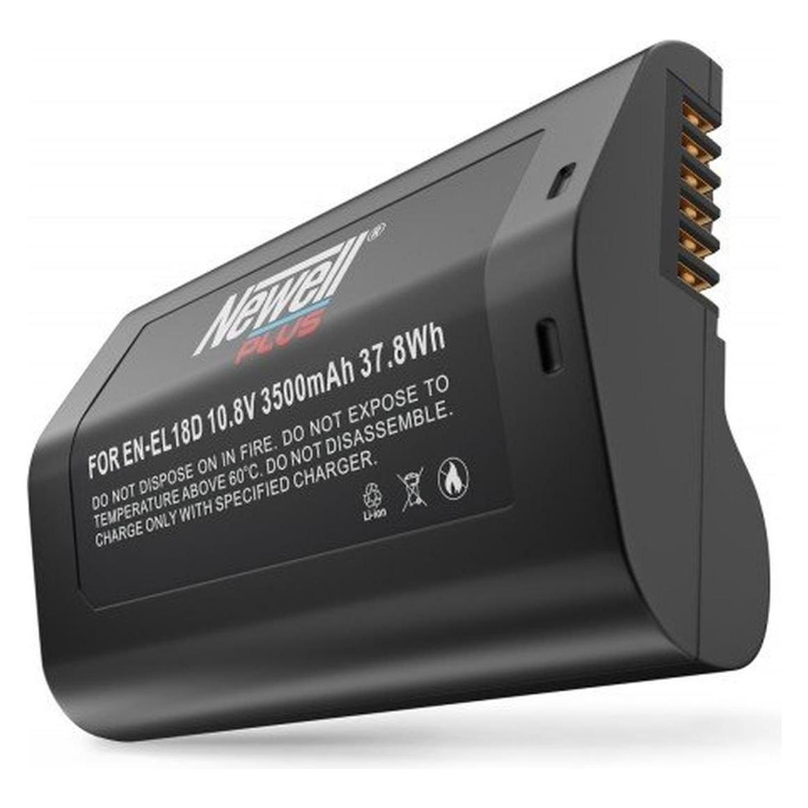 Newell Plus Replacement Battery EN-EL18d for Nikon (Kamera Akku) (01152FDP)