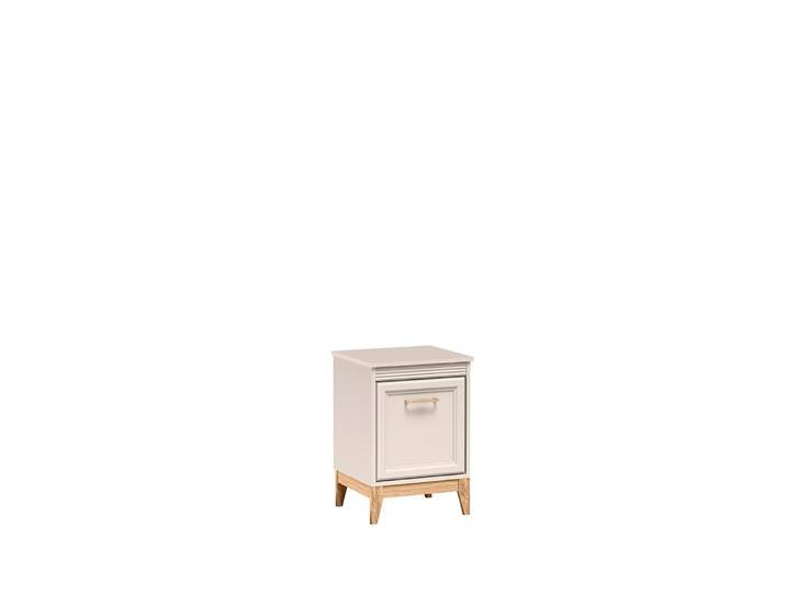 Masseno Nachttisch CUNEO Nachtschrank Beistelltisch für Schlafzimmer 45 x 62 x 40,5 cm Kaschmir