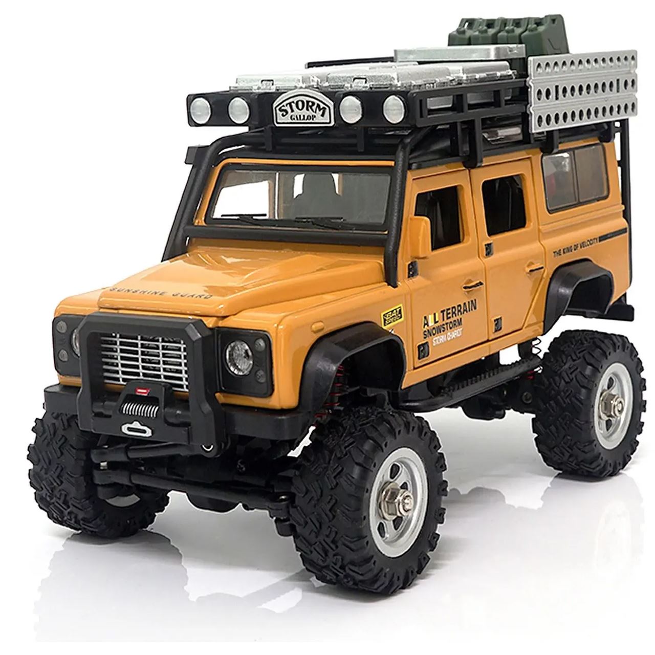 Amewi RC Auto D90X28 Crawler 4WD Li-Po Akku 300mAh gelb /8+