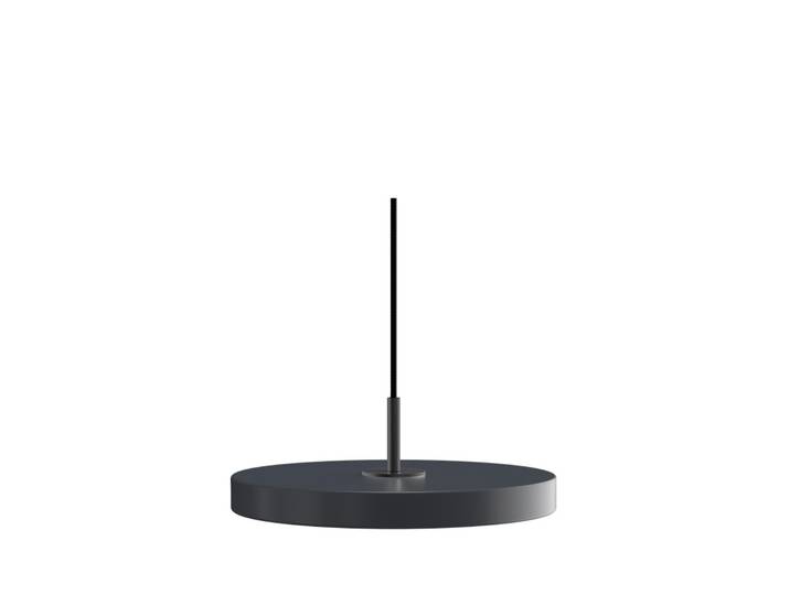 Suspension Asteria Plus, Ø 30 cm, gris/noir - UMAGE - Salon / séjour - Métal