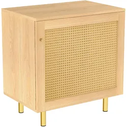 SIDEBOARD rattan natur 60cm 1 tür kompakt