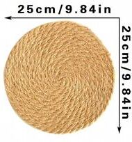 Uplift Treasures Handmade Boho Woven Wall Basket Decor tk370 ms8682