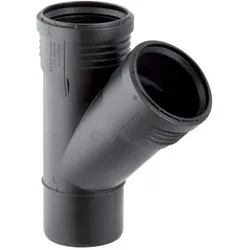 Geberit Silent PP Abzweig 390737141 DN 150/150, 45Grad, schalloptimiert
