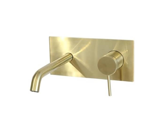 Essebagno Envol mitigeur encastré lavabo or brossé