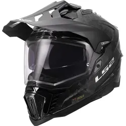 LS2 MX701 Explorer Carbon Forged, Endurohelm - Schwarz/Dunkelgrau - 3XL