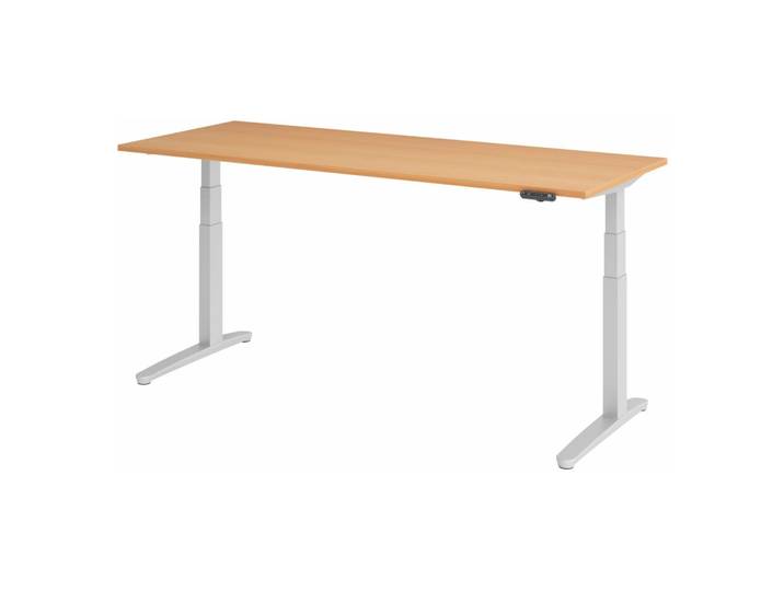 XBHM 20 SS Schreibtisch elektrisch höhenverstellbar Buche
