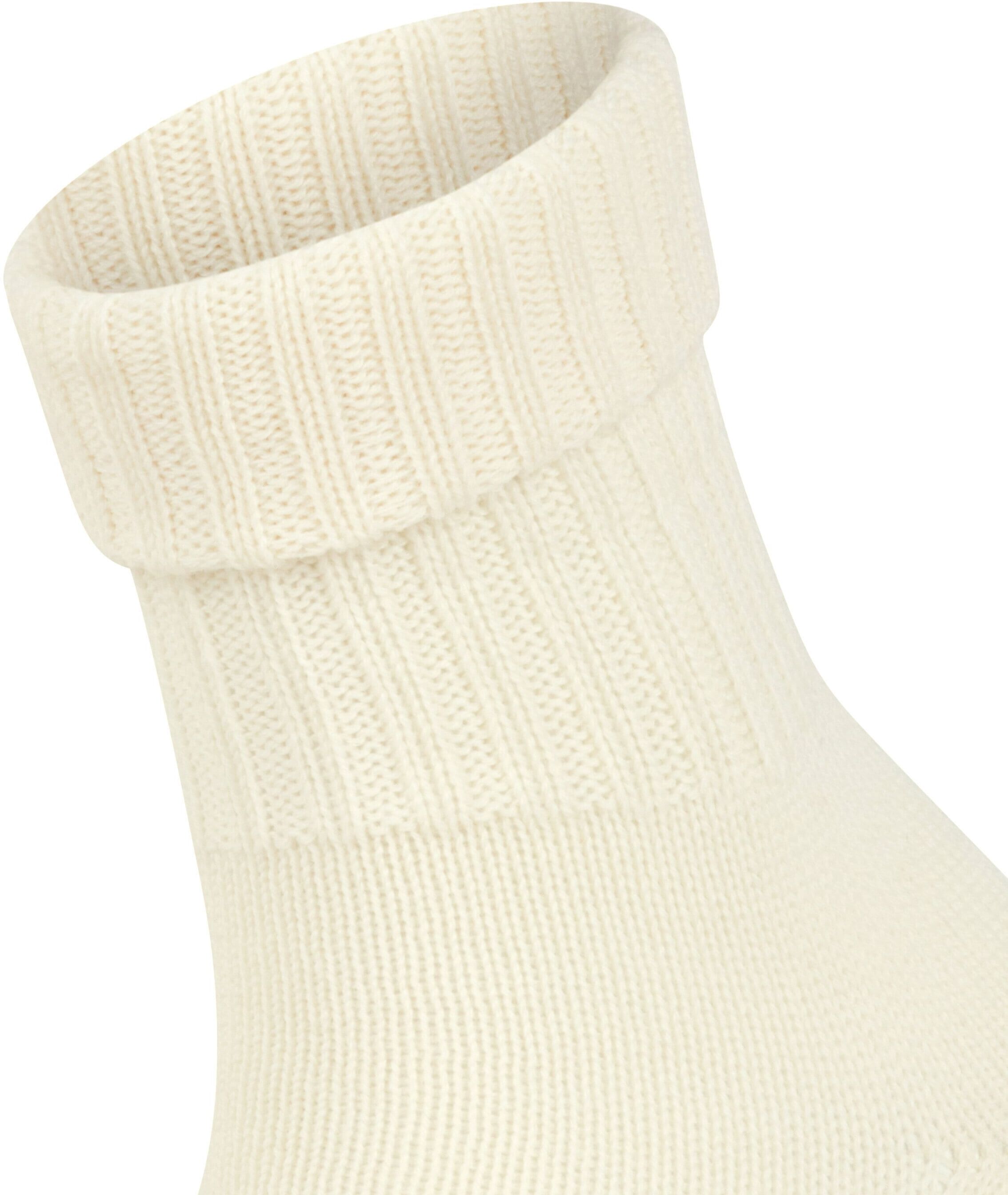 Socken BURLINGTON "Plymouth", Damen, Gr. 36-41, Sockengrösse, beige (woolweiß), Baumwollmischung, unifarben, Socken Socken, Einheitsgrösse 36-41, unifarben, wärmende Wollmischung woolweiß 36-41, Sockengrösse