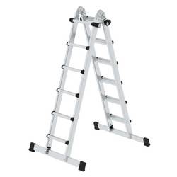 MUNK Günzburger Steigtechnik 32124 Aluminium Teleskopleiter Arbeitshöhe (max.): 7.5 m 21 kg