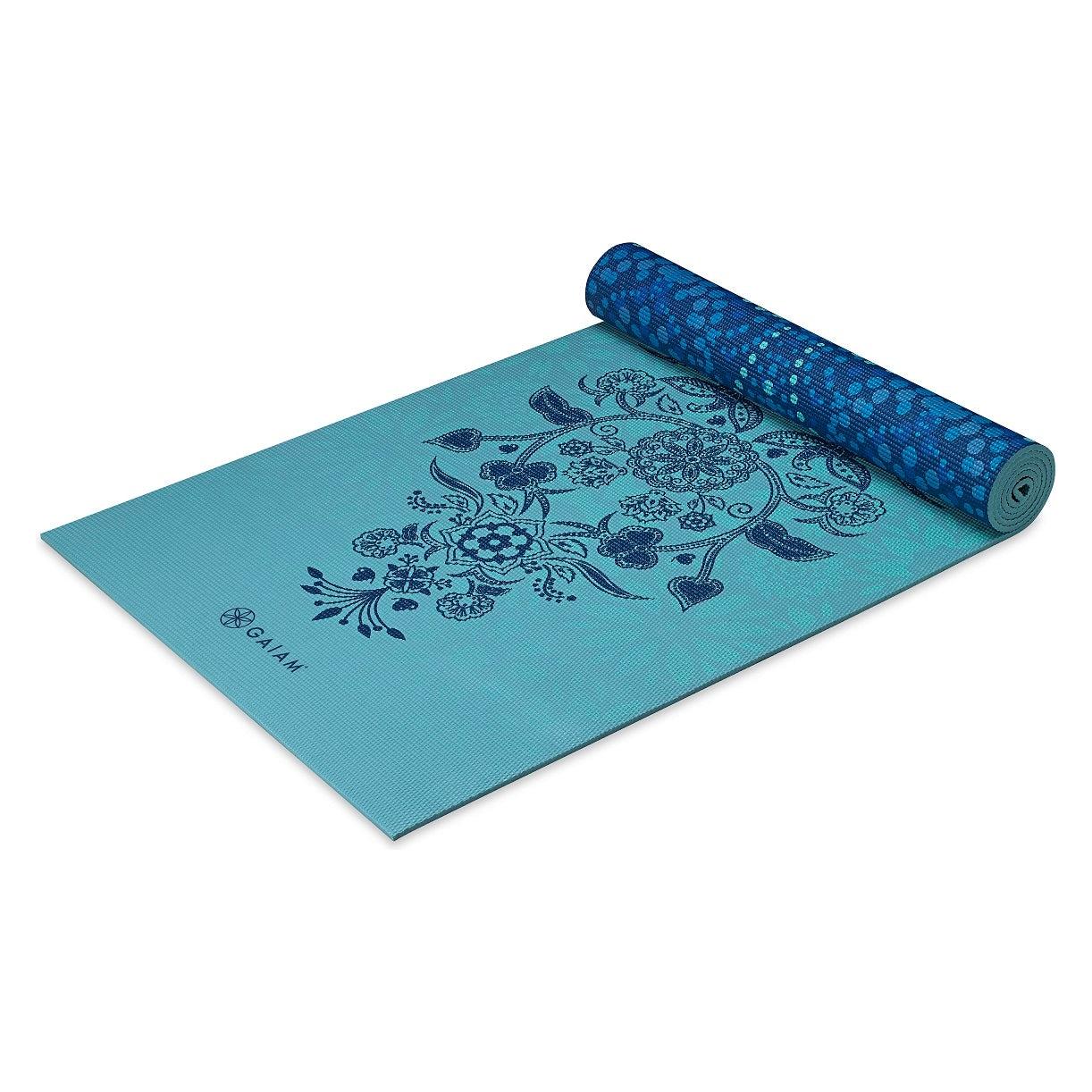 Gaiam 6mm Yoga Mat Reversible Mystic Mystic Sky (6 mm) (62899)