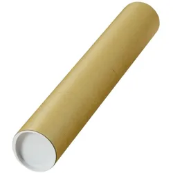 Colompac, Verpackungsmaterial, Versandrohr 500x80mm braun (10 Stk.)