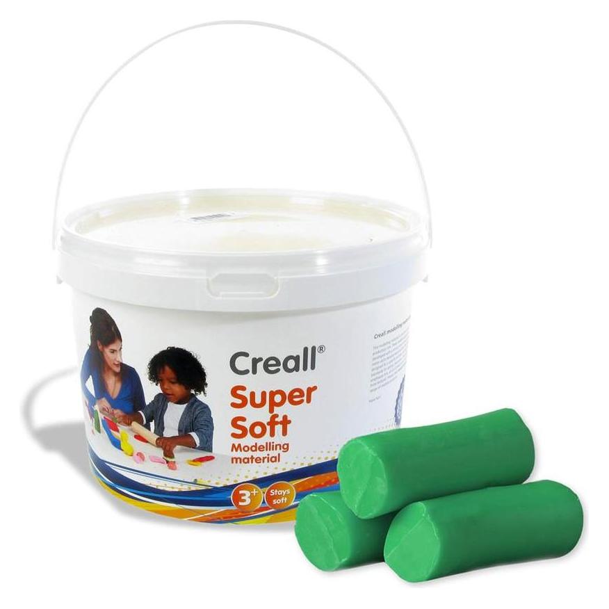 Creall Supersoft klei Groen, 1750gr. (19768935)