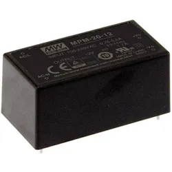 MeanWell AC/DC Printnetzteil 12 V/DC 1.8 A 21.6 W, Drucker Zubehör