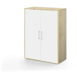 Mäusbacher Aktenschrank Big Profi Office Holzoptik Birke / Weiß