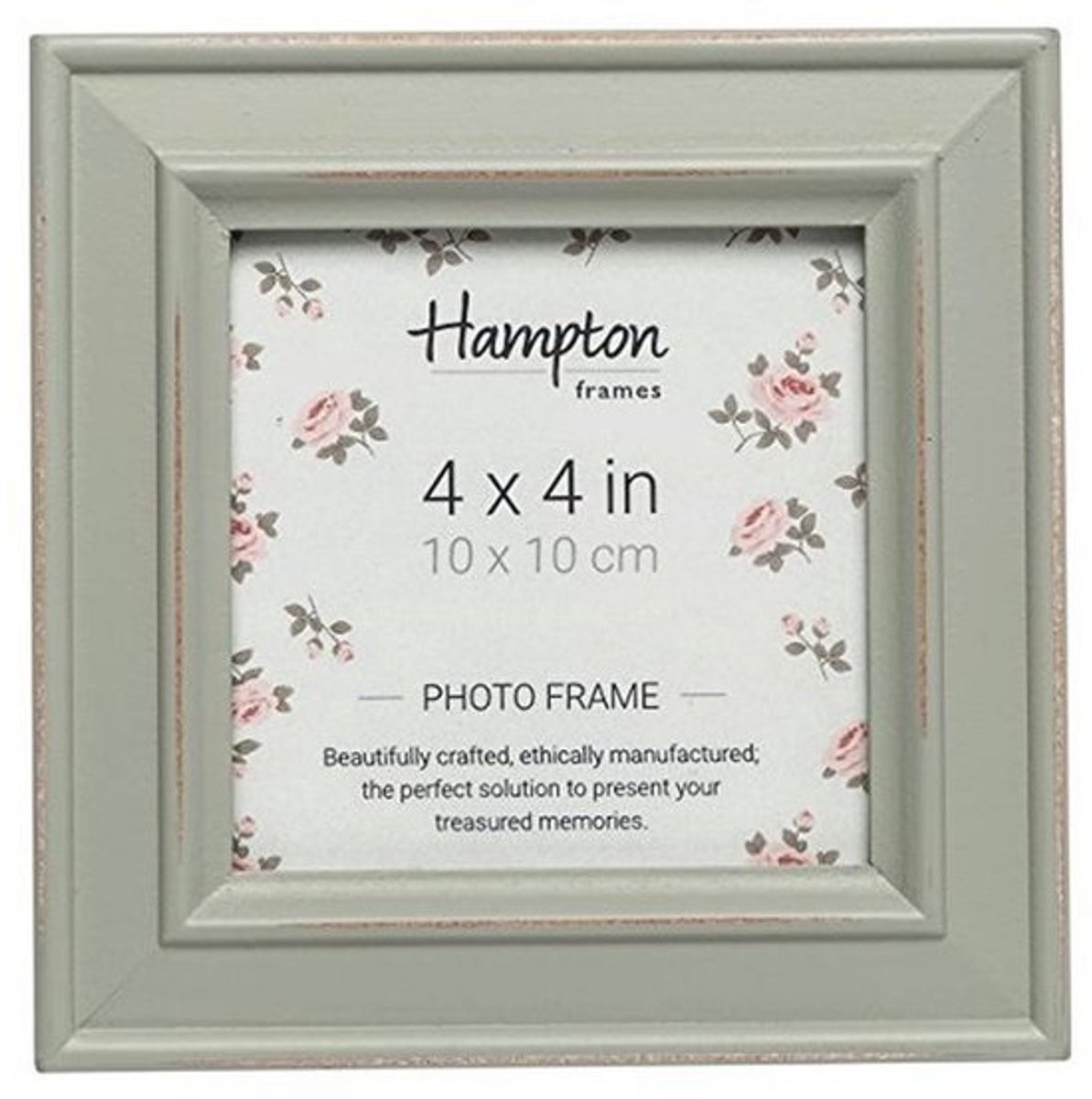 Fotolijst PALOMA 10x10 cm saliegroen met 30 mm profiel