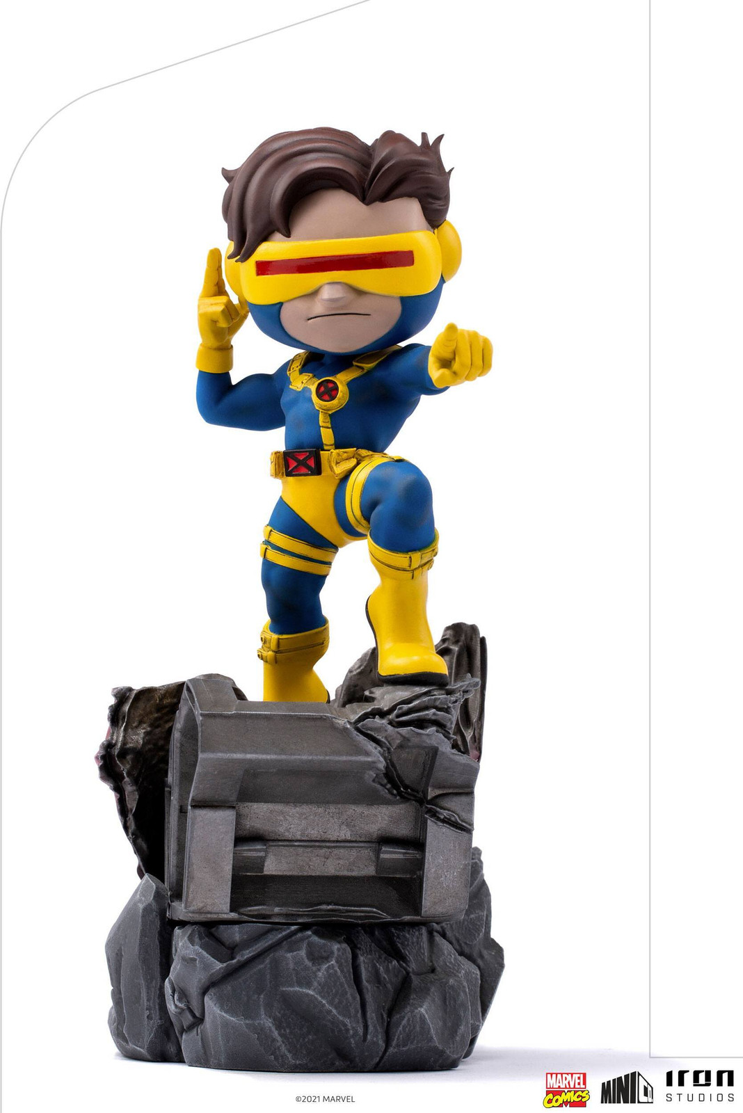 Iron Studios Marvel Comics Mini Co. Deluxe PVC-figuur Cyclops X-Men, 21 cm, IS12831