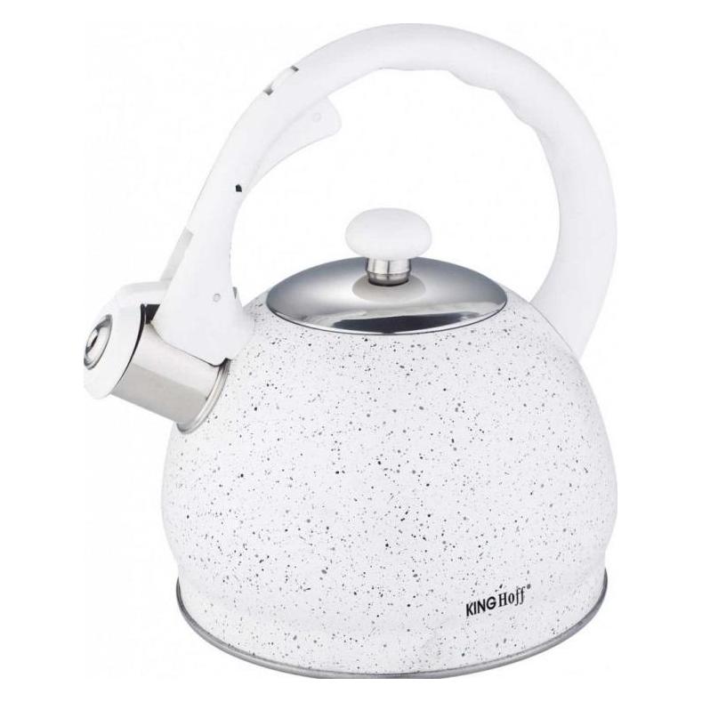 Kinghoff Teapot with whistle 2L KH-1404 MARBLE (2 l) (KH-1404)
