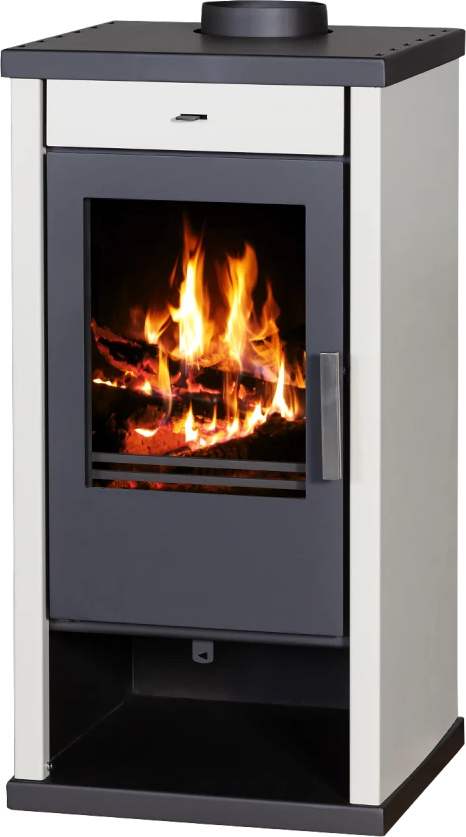 Victoria Vanessa Lux Ivory Kaminofen - 9,00 kW, A+ Klasse, kompakt & effizient