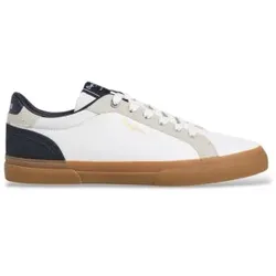 Pepe Jeans für Herren. PMS300027 Kenton City Sneaker gebrochenes Weiß (40), Wohnung, Schnürsenkel, Lässig