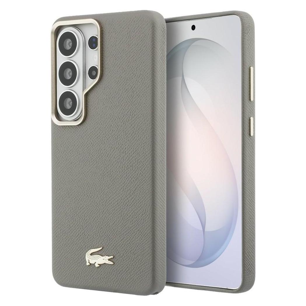 Lacoste Case Champs Elysees Gold Logo MagSafe for Samsung Galaxy S26 Ultra taupe (Samsung Galaxy S26 Ultra) (67600087)