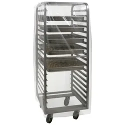 Emil Deiss 99823 Hordenwagenabdeckung 100 Stück 100 Stück, 950 + 750 x 1800 mm LDPE, lebensmittelunbedenkl.