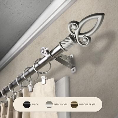 InStyleDesign Saber Adjustable Curtain Rod