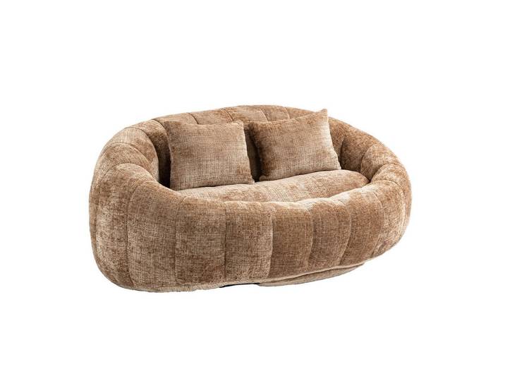 REDOM Sofa Chenille Lounge Sofa, Sitzsack Sofa, mit hoher Rückenlehne, Sitzsack-Couc, Tragfähigkeit: 150KG