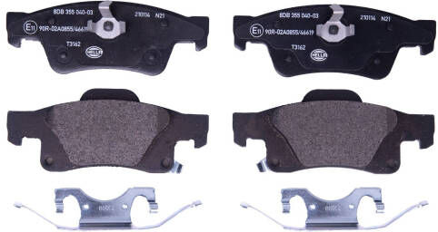 HELLA 8DB 355 040-031 Brake pad set