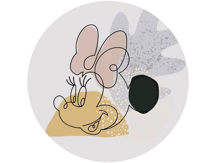 FOTOTAPETE DD1-042 MINNIE LINE ART