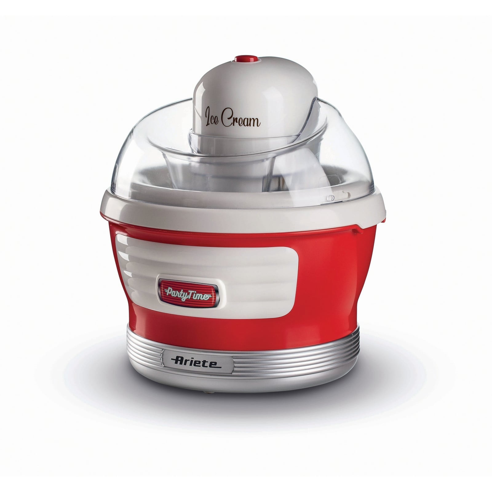 Ariete Party Time ijsmachine, 1,5 liter, rood