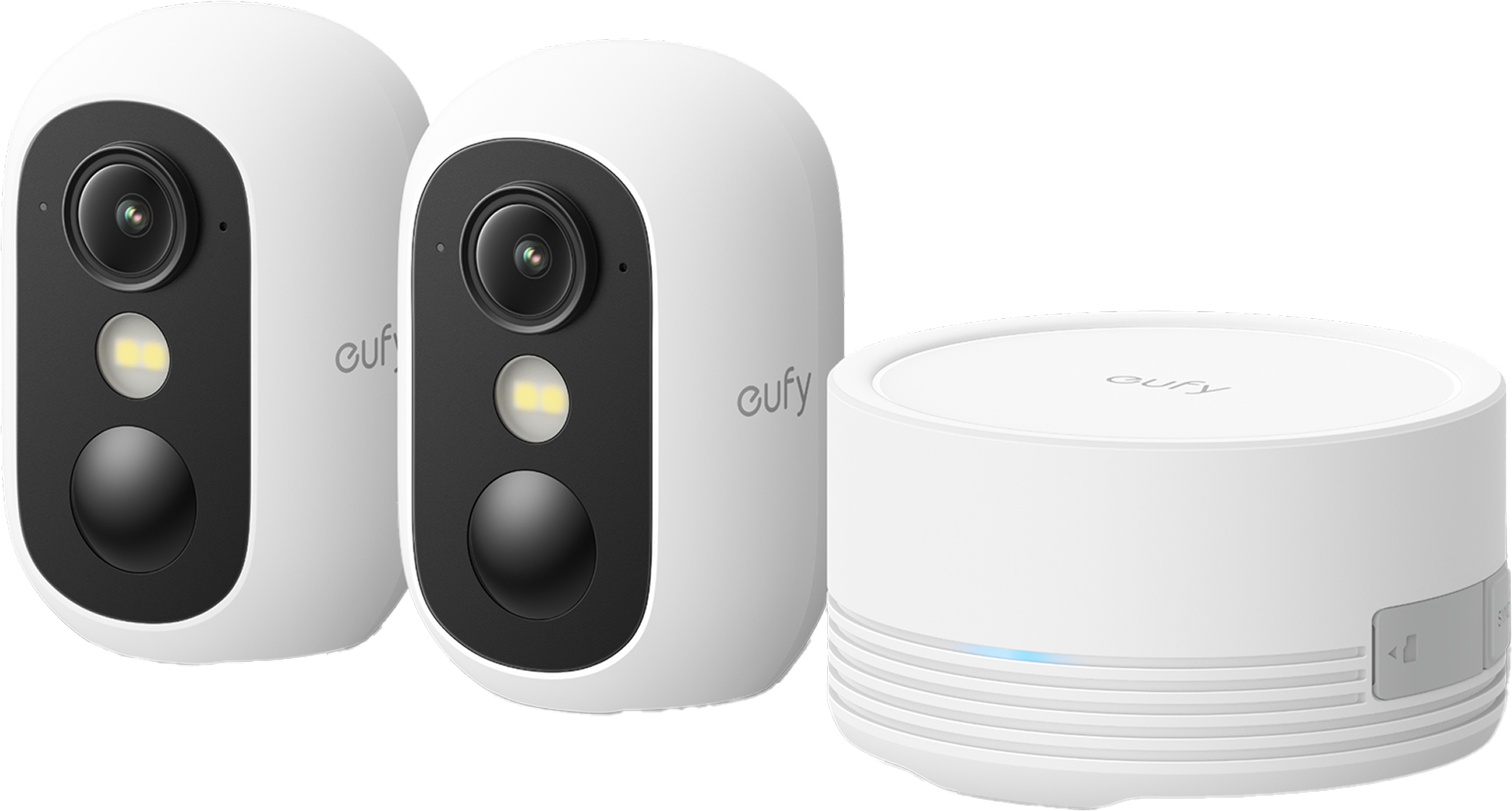 eufyCam C35 2-Cam Kit with HBmini (White)