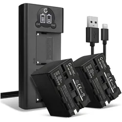 Cellonic Akku für Sony DCR-TRV900, CCD-TRV65, CCD-TR8E, DCR-VX2000, DCR-TRV110 (Kamera Akku), Kamera Stromversorgung, Schwarz