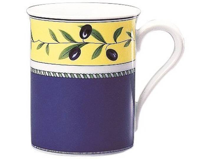 EKM Living Hutschenreuther Vorteilset 4 Stück Maria Theresia Medley - Valdemossa Becher mit Henkel 02013-720354-15505 und Gratis 1 x Trinitae Körperpflegeprodukt