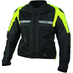 Helite Airbag Jacke Vented 2.0 Sommerjacke mit Turtle Airbag schwarz-gelb - 3XL