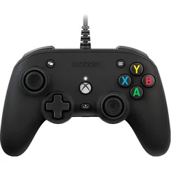 Nacon Gaming Pro Compact Controller (PC, Xbox One S, Xbox One X, Xbox Series S, Xbox Series X), Gaming Controller, Schwarz