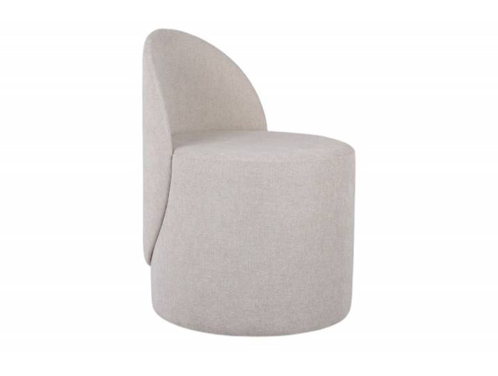 Amadeus - Fauteuil En Tissu Beige Bégonia