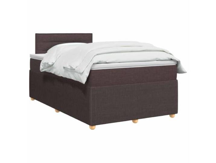 vidaXL Boxspringbett mit Matratze Dunkelbraun 120 x 200 cm Stoff Anpassbare Erfahrung für deine Bedürfnisse. Verbesserte Anpassung und Bewegungsisolierung. Einfach zu reinigen