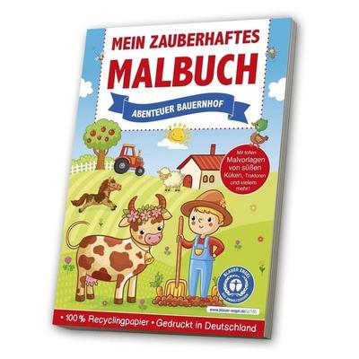 Mein zauberhaftes Malbuch: Abenteuer Bauernhof, Geheftet von , Media Verlagsgesellschaft